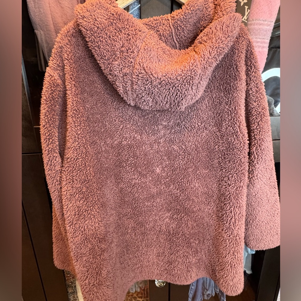 PINK VS Plush Mauve Opened Up Teddy Jacket - Picture 4 of 8